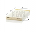 CU 15 001 Салонный фильтр MANN-FILTER