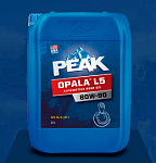 Масло трансмиссионное минеральное PEAK Opala L5 80W-90 API GL-5 / MT-1 (20л) 