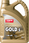 Масло моторное синтетическое TEBOIL GOLD S 5W40 (4 л)