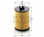 HU 612/1 X  Масляный фильтр MANN-FILTER