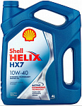 Полусинтетическое моторное масло Shell Helix HX7 10W-40 (4л)