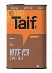 Масло моторное синтетическое TAIF VITE C3 5W-30  ПАО (1 л)